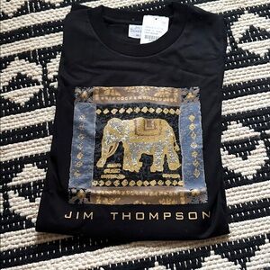 NWT vintage Jim Thomas Royal Elephant Cotton T-Shirt